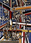 Fernard Leger Builder oil painting